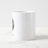 Aangepaste zakelijke Logo met aangepaste tekst kof Grote Koffiekop (Voorkant)