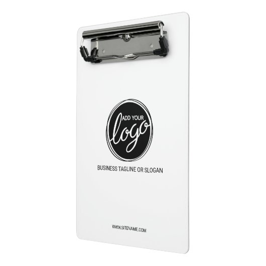 Aangepaste zakelijke Logo met aangepaste tekst Mini Klembord (Angled2)
