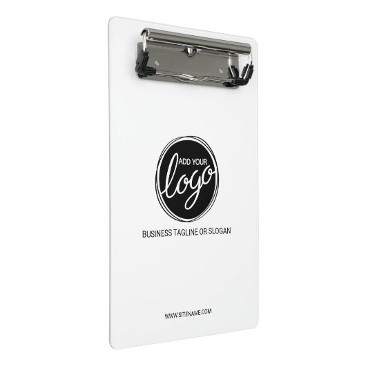 Aangepaste zakelijke Logo met aangepaste tekst Mini Klembord (Schuin)