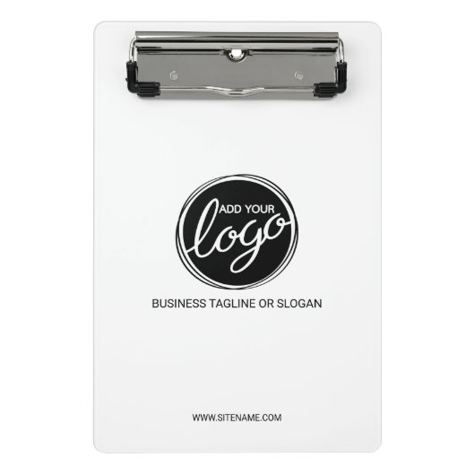 Aangepaste zakelijke Logo met aangepaste tekst Mini Klembord (Voorkant)