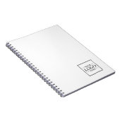 Aangepaste zakelijke Logo met aangepaste tekst Notitieboek (Rechterzijde)