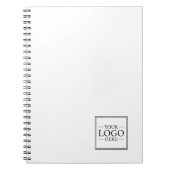 Aangepaste zakelijke Logo met aangepaste tekst Notitieboek (Voorkant)