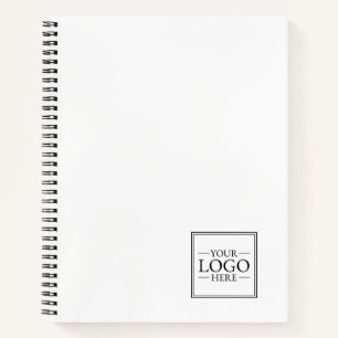 Aangepaste zakelijke Logo met aangepaste tekst Notitieboek
