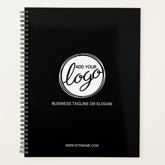 Aangepaste zakelijke Logo met aangepaste tekst Planner (Voorkant)