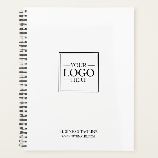 Aangepaste zakelijke Logo met aangepaste tekst Planner (Voorkant)