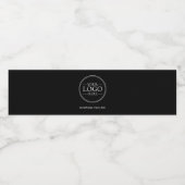 Aangepaste zakelijke Logo met aangepaste tekst Waterfles Etiket (Enkel label)