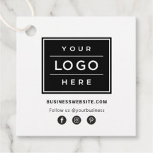 Aangepaste zakelijke Logo met pictogrammen voor so