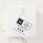 Aangepaste zakelijke Logo met pictogrammen voor so Bedankjes Labels (In situ)