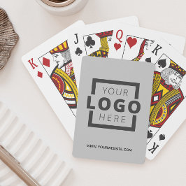 Aangepaste zakelijke Logo met promotiemerk Pokerkaarten