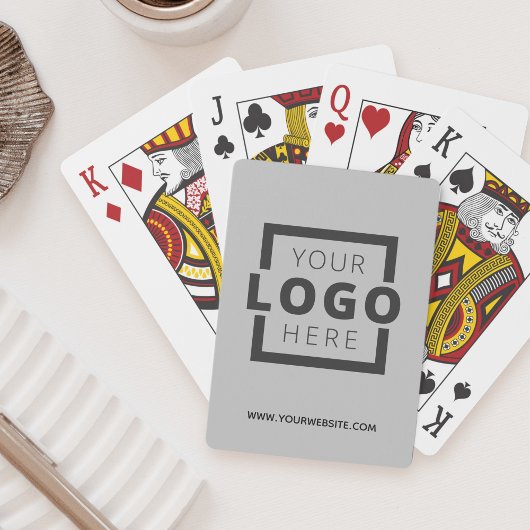Aangepaste zakelijke Logo met promotiemerk Pokerkaarten