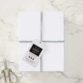 Aangepaste zakelijke Logo met sociaal mediaproduct Cadeaulabel (Met Touw)