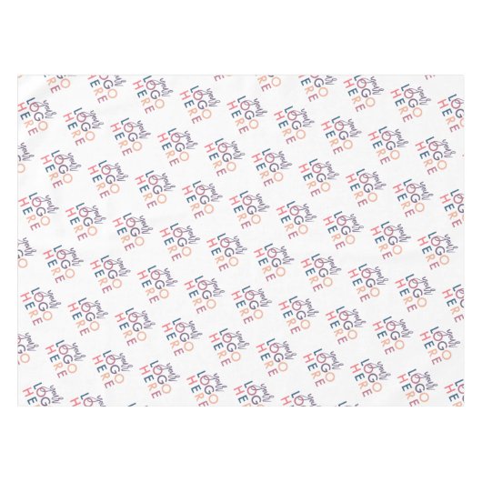 Aangepaste zakelijke Logo Modern Company Promotion Tafelkleed (Voorkant (Horizontaal))