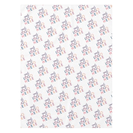 Aangepaste zakelijke Logo Modern Company Promotion Tafelkleed (Voorkant)