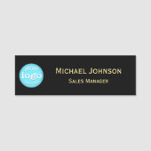 Aangepaste zakelijke Logo - Moderne werknemer Naamplaatje (Voorkant)