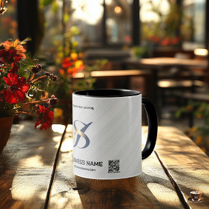 Aangepaste zakelijke Logo-Mok - gepersonaliseerde  Tweekleurige Koffiemok