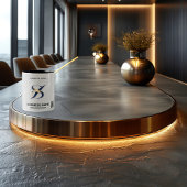 Aangepaste zakelijke Logo-Mok - gepersonaliseerde  Tweekleurige Koffiemok