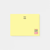 Aangepaste zakelijke Logo Motivatie IT-Kantoor Post-it® Notes (Voorkant)