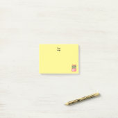 Aangepaste zakelijke Logo Motivatie IT-Kantoor Post-it® Notes (Op bureau)