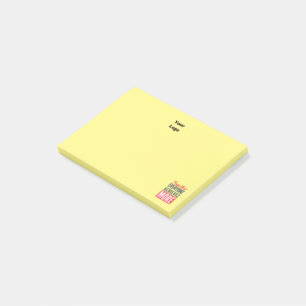 Aangepaste zakelijke Logo Motivatie IT-Kantoor Post-it® Notes
