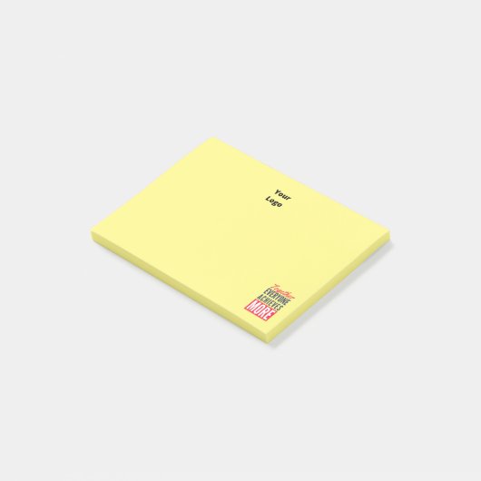 Aangepaste zakelijke Logo Motivatie IT-Kantoor Post-it® Notes (Schuin)
