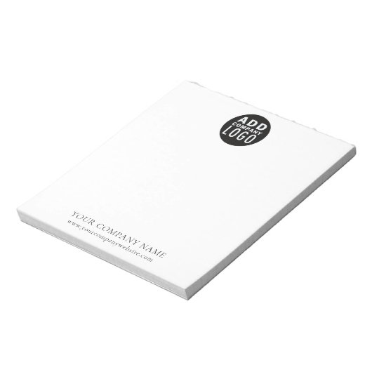 Aangepaste zakelijke Logo Notitieblok (Linkerzijde)