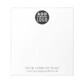 Aangepaste zakelijke Logo Notitieblok (Voorkant)