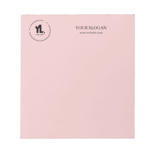Aangepaste zakelijke Logo Notitieblok (Voorkant)
