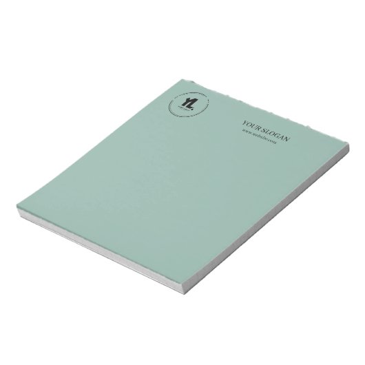 Aangepaste zakelijke Logo Notitieblok (Linkerzijde)