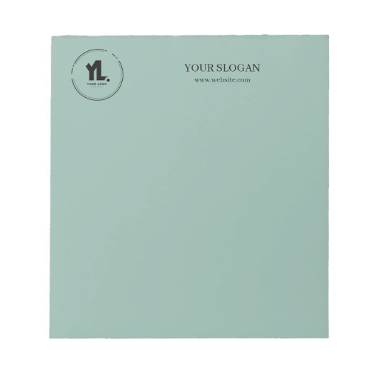 Aangepaste zakelijke Logo Notitieblok (Voorkant)