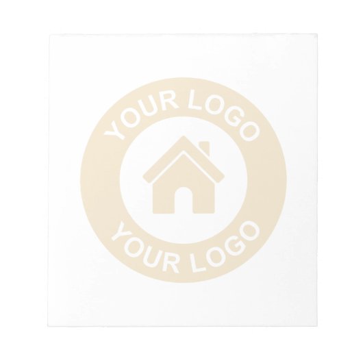 Aangepaste zakelijke Logo Notitieblok (Voorkant)
