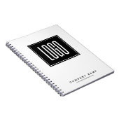 Aangepaste zakelijke Logo Notitieboek (Rechterzijde)