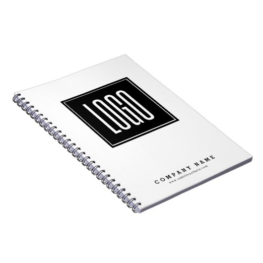 Aangepaste zakelijke Logo Notitieboek (Rechterzijde)