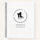 Aangepaste zakelijke Logo Notitieboek (Voorkant)
