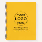 Aangepaste zakelijke Logo Notitieboek (Voorkant)