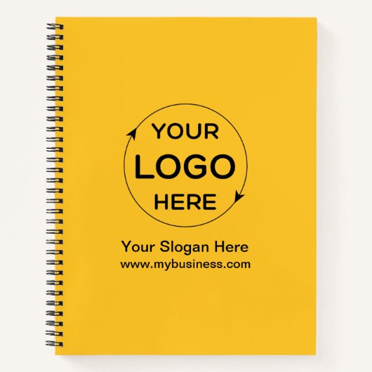 Aangepaste zakelijke Logo Notitieboek (Voorkant)