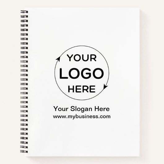 Aangepaste zakelijke Logo Notitieboek (Voorkant)