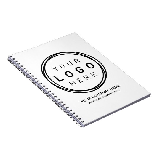 Aangepaste zakelijke Logo Notitieboek (Rechterzijde)