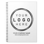 Aangepaste zakelijke Logo Notitieboek (Voorkant)