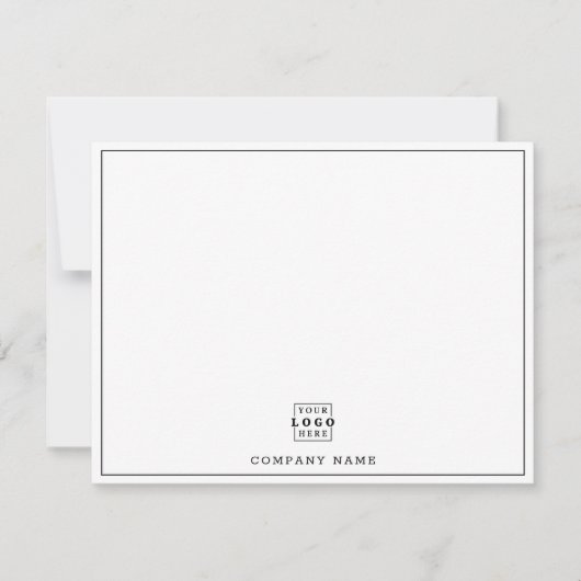 Aangepaste zakelijke Logo Notitiekaartje (Voorkant)