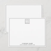 Aangepaste zakelijke Logo Notitiekaartje (Voorkant / Achterkant)