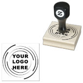 Aangepaste zakelijke Logo of Afbeelding Rubber Sta Rubberstempel (Gestempeld)