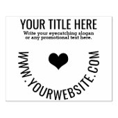 Aangepaste zakelijke Logo of Afbeelding Rubber Sta Rubberstempel (Afrduk)