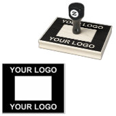 Aangepaste zakelijke Logo of Afbeelding Rubber Sta Rubberstempel (Gestempeld)