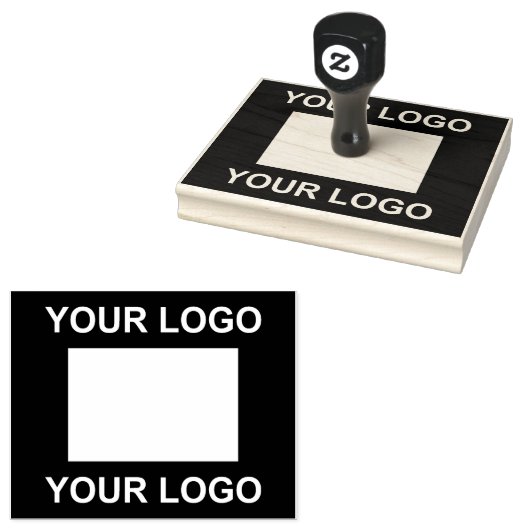 Aangepaste zakelijke Logo of Afbeelding Rubber Sta Rubberstempel (Gestempeld)