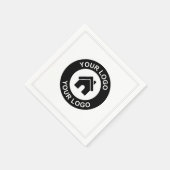 Aangepaste zakelijke Logo of Afbeelding Servet (Hoek)