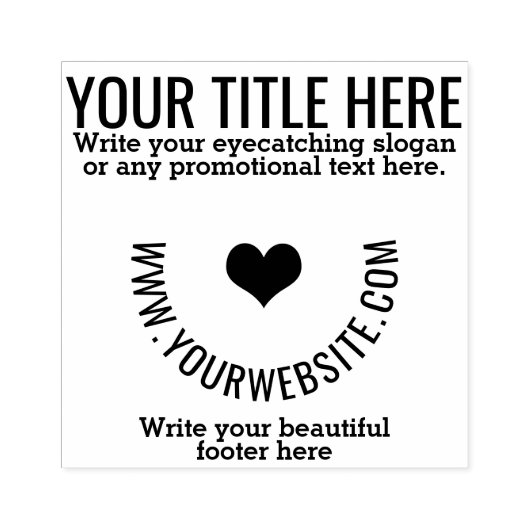 Aangepaste zakelijke Logo of Afbeelding Sjabloon Rubberstempel (Afrduk)