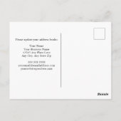Aangepaste zakelijke Logo Onze Kantoor is verplaat Briefkaart (Achterkant)