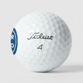 Aangepaste zakelijke Logo op blauwe premie Golfballen (Logo)