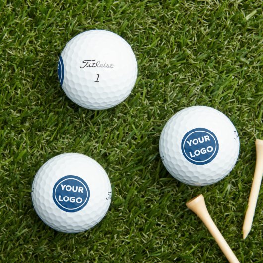 Aangepaste zakelijke Logo op blauwe premie Golfballen (Insitu Gras)