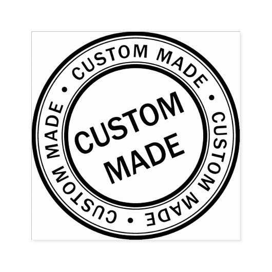 Aangepaste zakelijke Logo op maat Rubberstempel (Afrduk)